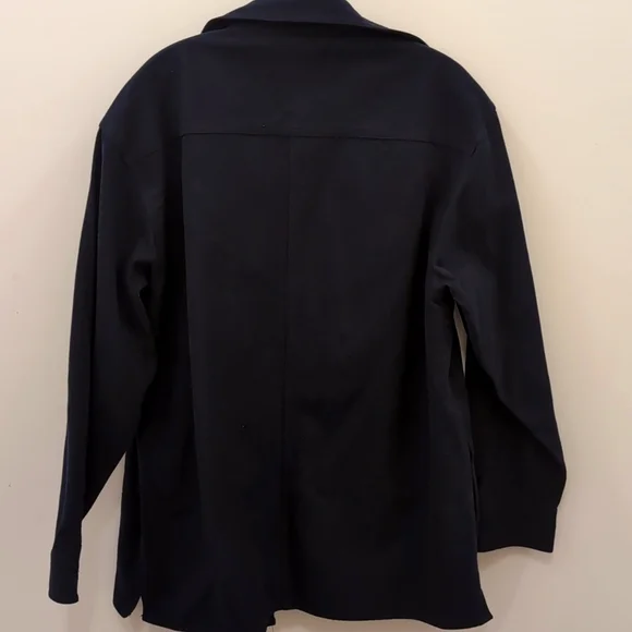 Levi Solid Blue Heavy Lined Jacket/Shirt For Men M - Picture 4 of 10